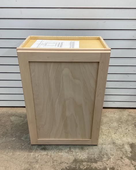 Hampton Bay 21 in. W x 12 in. D x 30 in. H  Wall Kitchen Cabinet in Unfinished