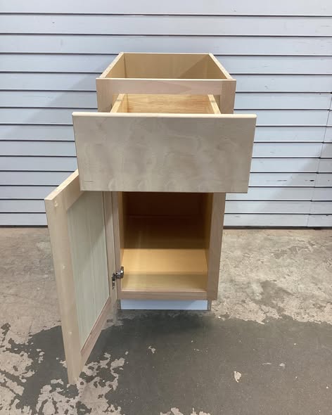 Hampton Bay 15”W x 24”D x 34.5”H Base Kitchen Cabinet -Unfinished