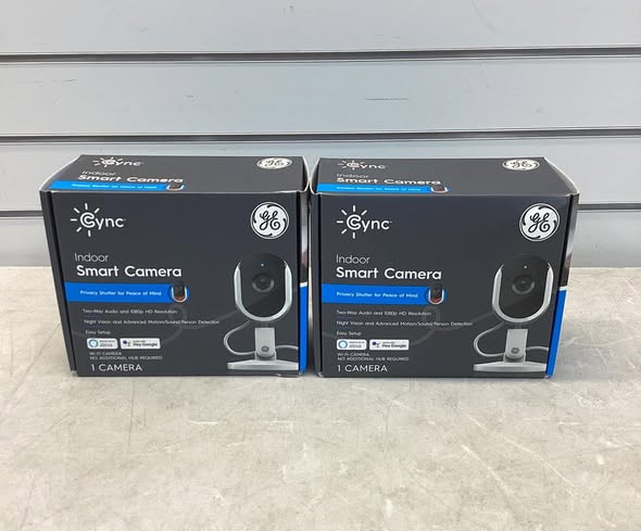 Cync Indoor WiFi Smart Camera, 2pk