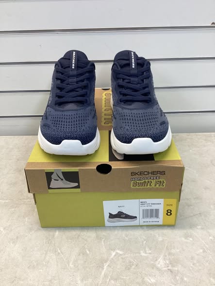 Skechers Men's Hands Free Skech-Edge Swift Fit Sneaker Size 8 - Navy