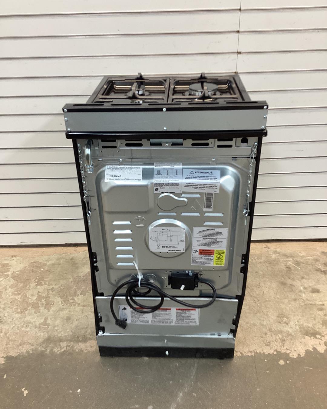 Hamilton Beach 20 In. Gas Range Oven with Shallow Tray in Stainless Steel
