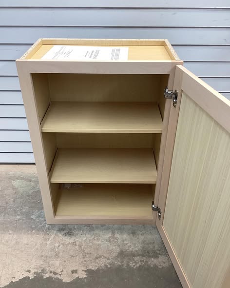 Hampton Bay 21 in. W x 12 in. D x 30 in. H  Wall Kitchen Cabinet in Unfinished