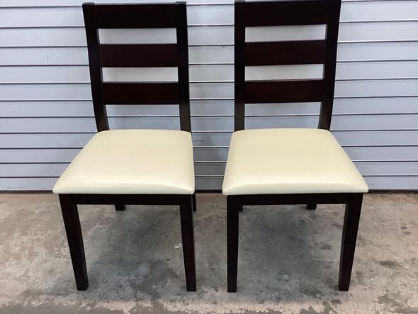 Tangkula Compact Dining Table Set for 2, Wooden Round Kitchen Table & 2 Chairs with Cushioned Seats, 3-Piece Dining Set for Small Spaces, Kitchen, Living Room.