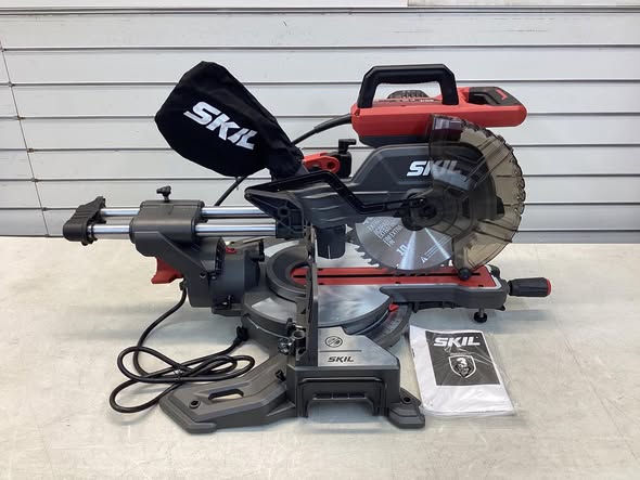 SKIL 10-in 15-Amp Dual Bevel Sliding Compound Corded Miter Saw