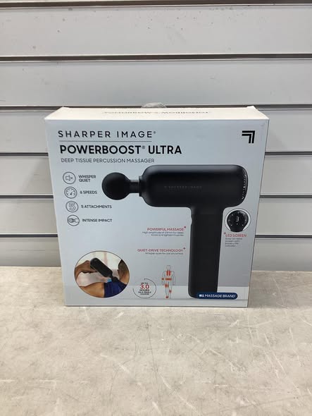 Sharper Image Powerboost Ultra Deep Tissue Percussion Massager