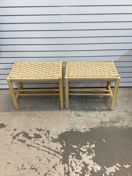 Costway 18 Inch Dining Stool Set of 2