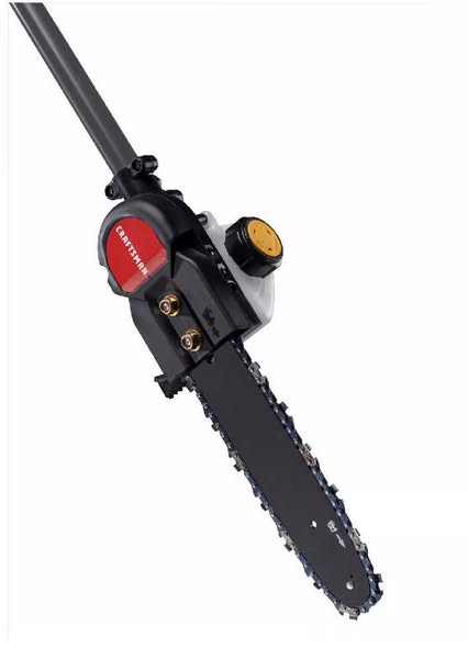 Craftsman CMXGJAMA25PS 8 in. 25 cc Gas Pole Saw and TrimmerPlus Leaf Blower Attachment