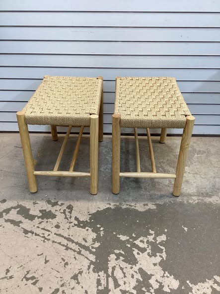 Costway 18 Inch Dining Stool Set of 2