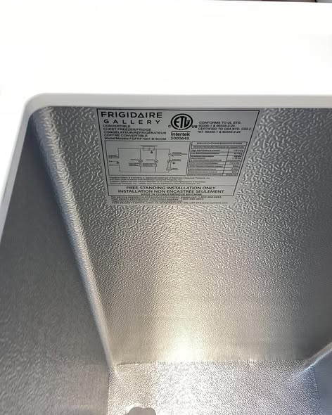 Frigidaire Gallery 7 Cu. Ft. Chest Freezer, White