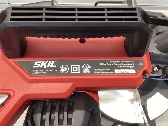 SKIL 10-in 15-Amp Dual Bevel Sliding Compound Corded Miter Saw