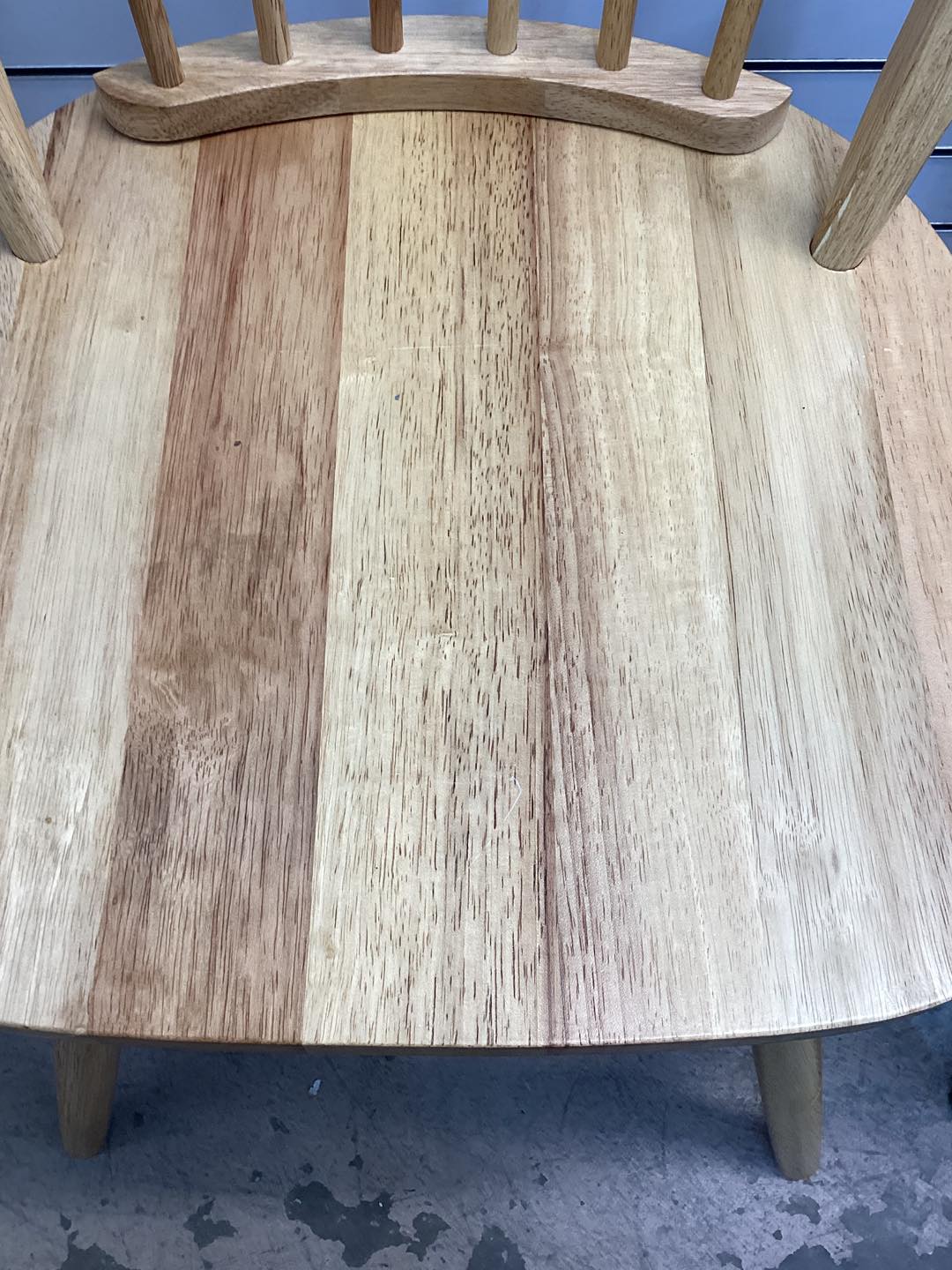 Set of 2 Vintage Wood Chair with Spindle Back for Dining Room