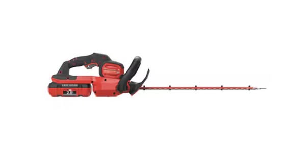 CRAFTSMAN V60 60-volt max 24.0-in Battery Hedge Trimmer 2.5 Ah Battery and Charger Included