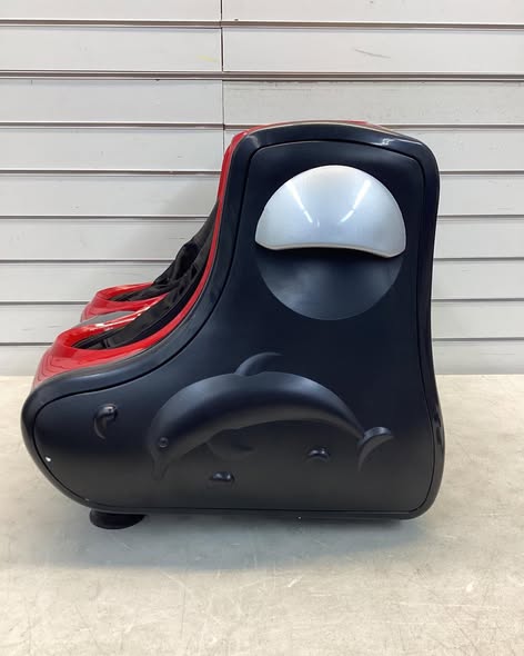 Costway Foot & Calf Massager with Heat Vibration Deep Kneading Shiatsu Foot Massage Machine Red