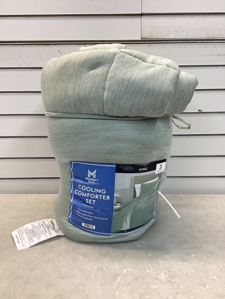 Member's Mark 3-Pc Cooling Comforter Set Size King