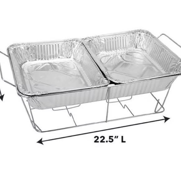 Member's Mark Party Set with 2-hour Safe Heat Chafing Fuel, 24 ct.