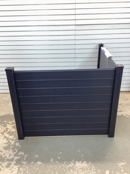 Costway Outdoor PVC Air Conditioner Fence with 20 Inch Long Stakes