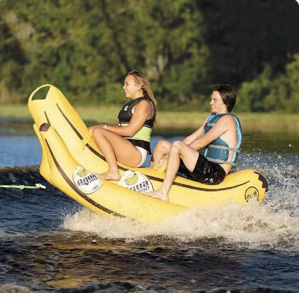 Aqua LEISURE Aqua Pro 90" Two-Rider Big Banana Towable