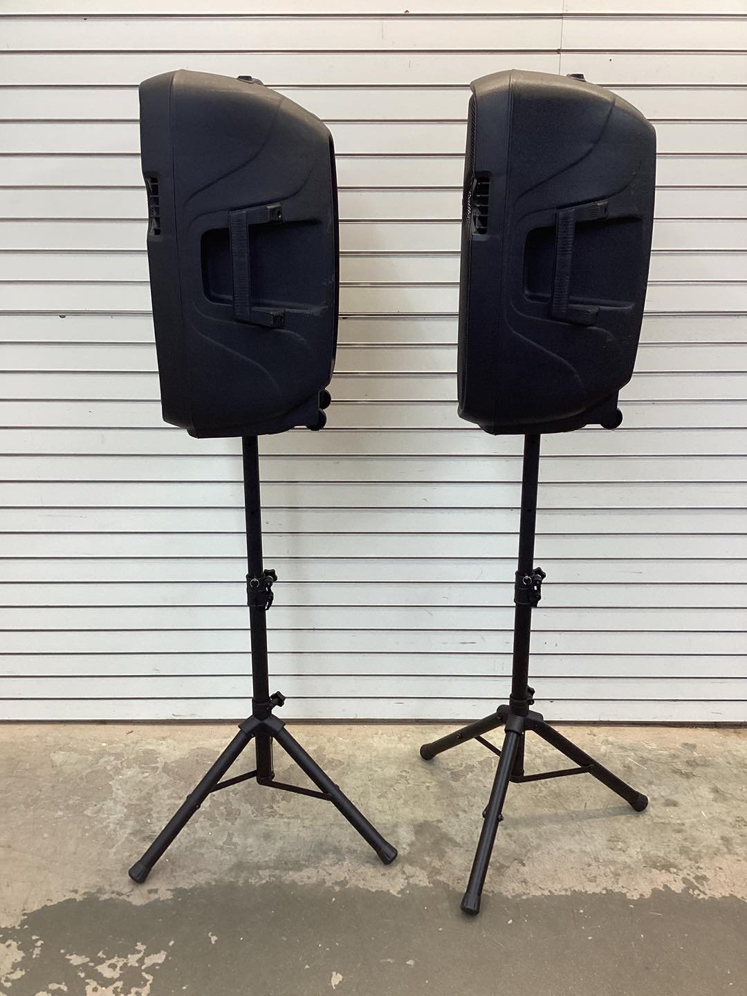 Sonart 15" 1500W Powered Speakers, 2-Way Full Range Portable PA Speaker System Combo Set