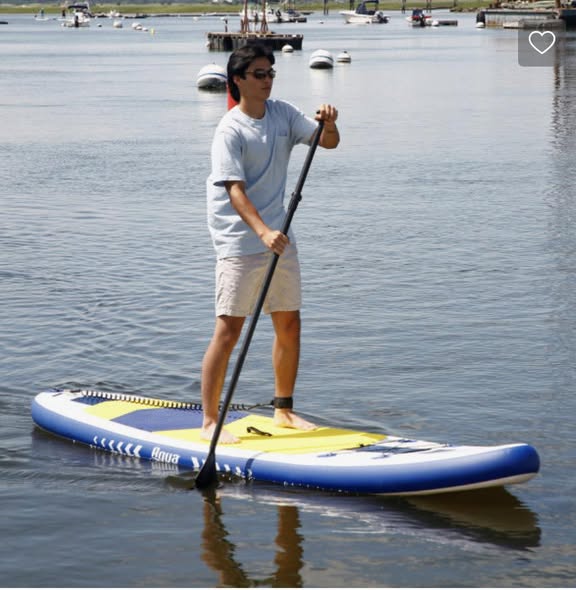 Aqua Leisure APR20926 - 10' 6" Inflatable Non-Slip Paddleboard with Backpack and Pump