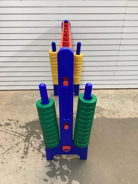 Costway Jumbo 4-to-Score 4 in A Row Giant Game Set Kids Adults Family Fun Red+Blue