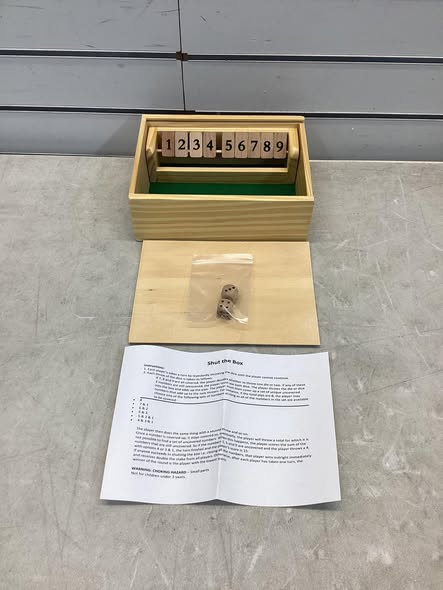 Vitronic Shut The Box Game