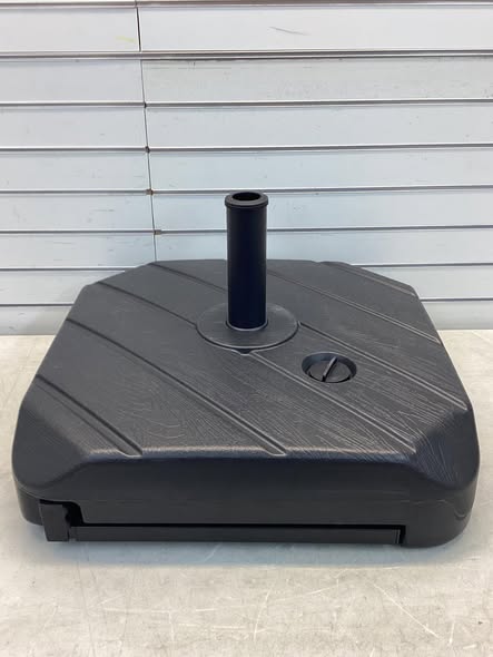 Costway Fillable Patio Umbrella Base with Wheels & Telescopic Pull Rod, Umbrella Stand