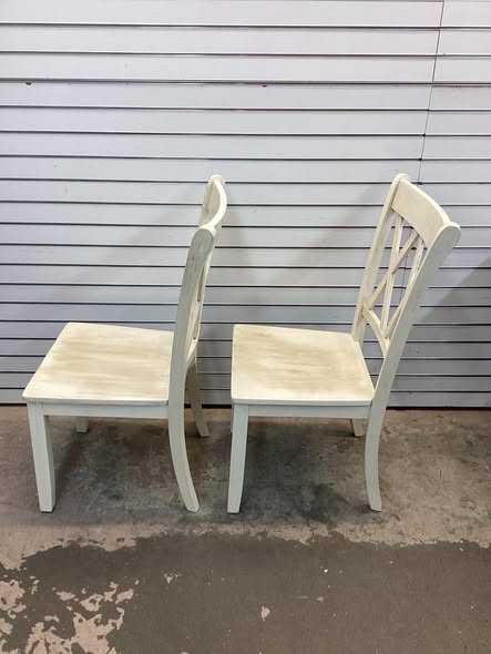 Costway Set of 2 Wooden Dining Chairs Mid Century Farmhouse Retro Kitchen Chairs