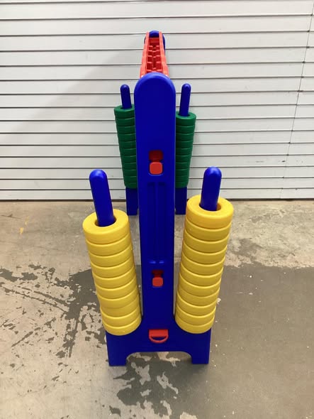 Costway Jumbo 4-to-Score 4 in A Row Giant Game Set Kids Adults Family Fun Red+Blue