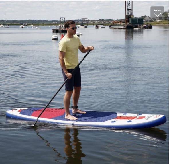 Aqua Leisure - 11' Inflatable Non-Slip Paddleboard with Backpack and Pump
