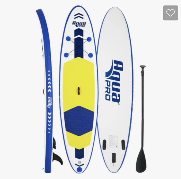 Aqua Leisure APR20926 - 10' 6" Inflatable Non-Slip Paddleboard with Backpack and Pump