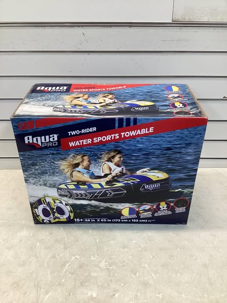 Aqua Leisure 68″ 2-Rider Sit-In | Towable Tube for Boating