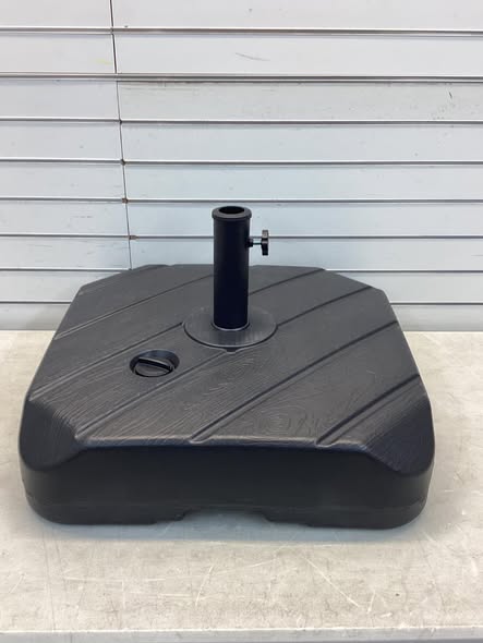 Costway Fillable Patio Umbrella Base with Wheels & Telescopic Pull Rod, Umbrella Stand