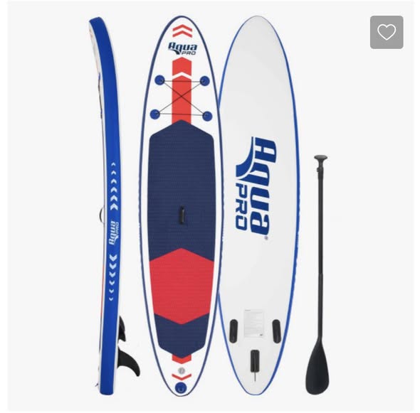 Aqua Leisure - 11' Inflatable Non-Slip Paddleboard with Backpack and Pump