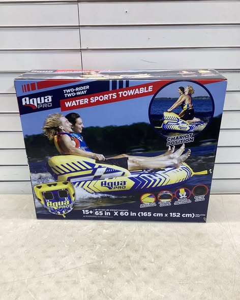 Aqua Leisure APL19979 65" Two-Rider Water Sports Towable