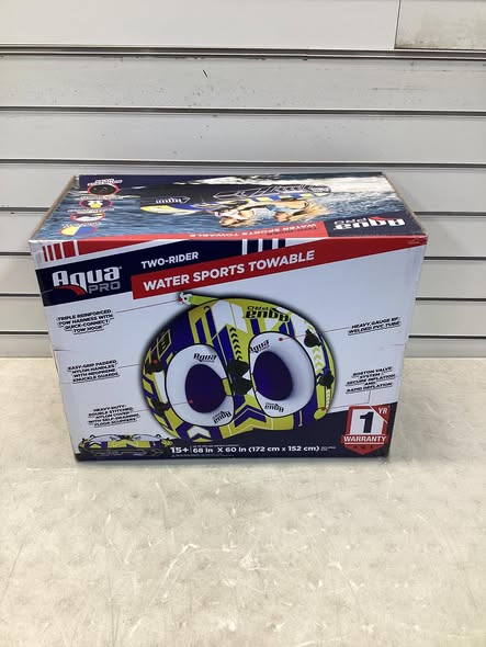 Aqua Leisure 68″ 2-Rider Sit-In | Towable Tube for Boating