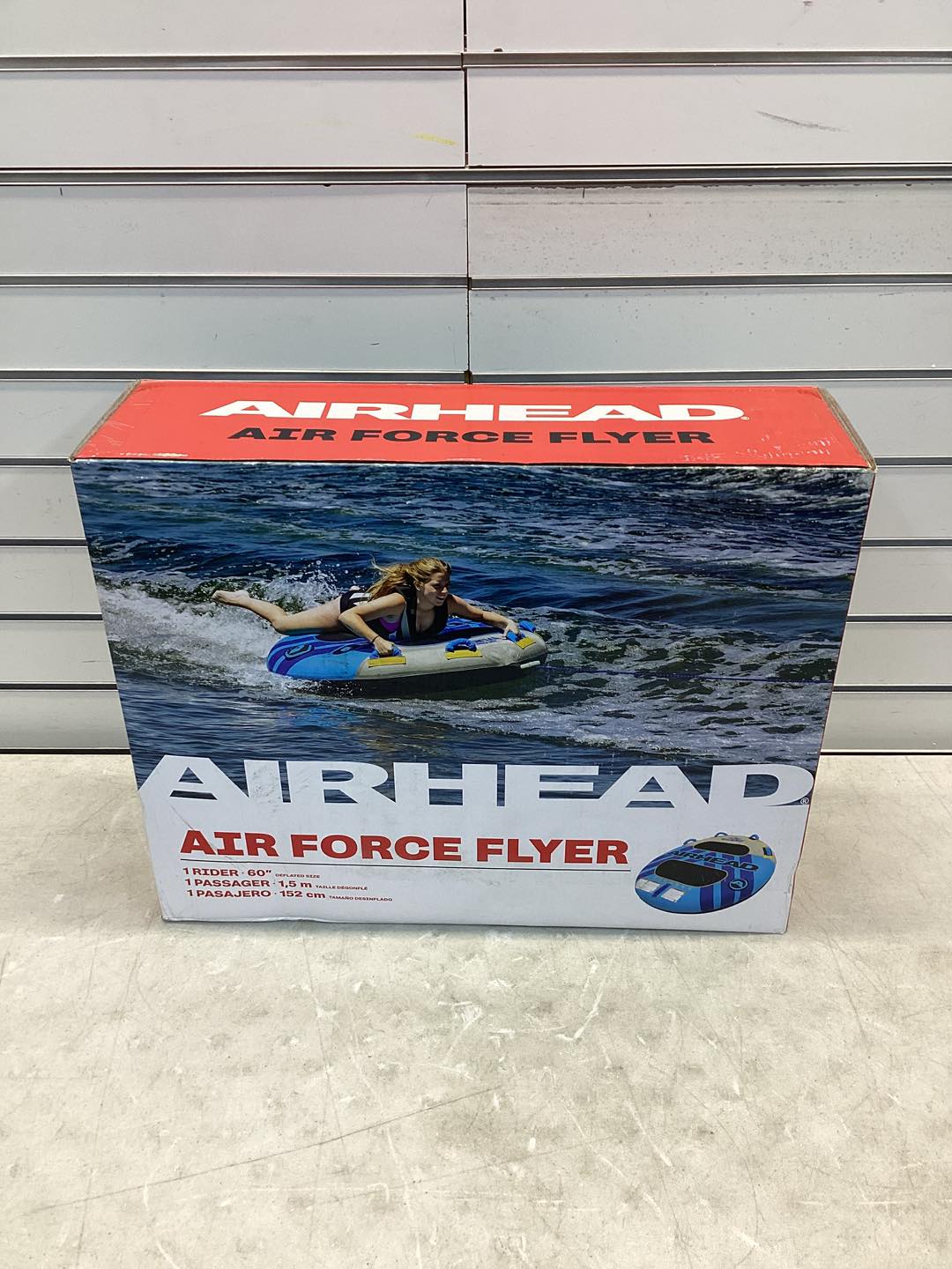 Airhead Air Force Flyer 1-Person Inflatable Towable Boat Tube