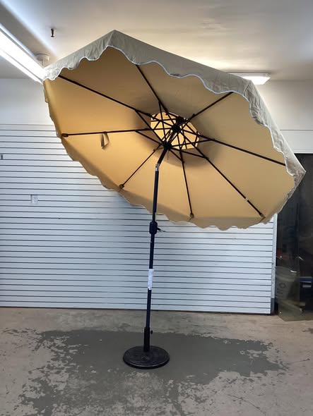 Costway 9 Feet Patio Umbrella with Push Button Tilt and Crank