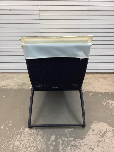 Costway Foldable Patio Lounge Chair with Cushion for Backyard