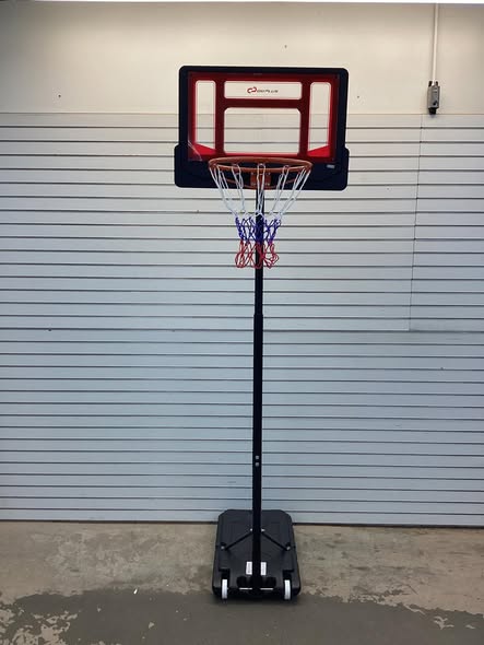 Goplus Portable Basketball Hoop Outdoor, 5FT-10FT Height Adjustable Basketball Stand System