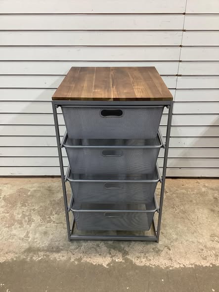 Member's Mark 4-Drawer Organizer With Acacia Wood Top