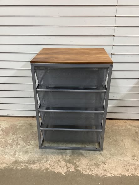 Member's Mark 4-Drawer Organizer With Acacia Wood Top