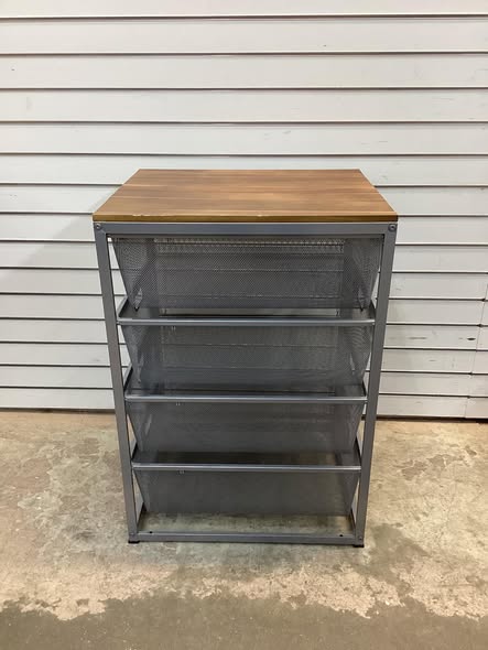 Member's Mark 4-Drawer Organizer With Acacia Wood Top