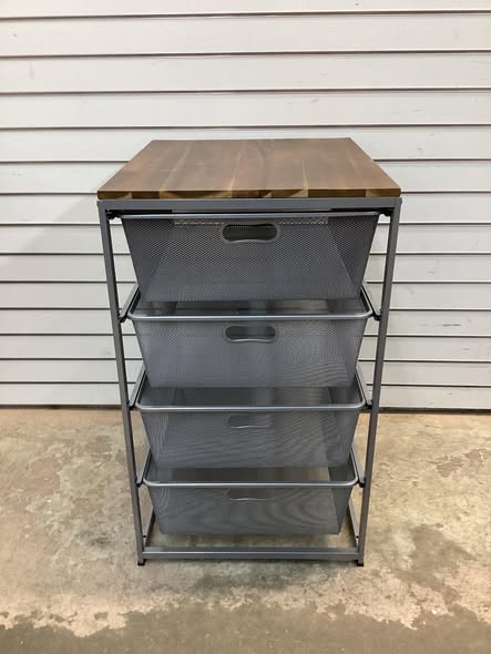Member's Mark 4-Drawer Organizer With Acacia Wood Top