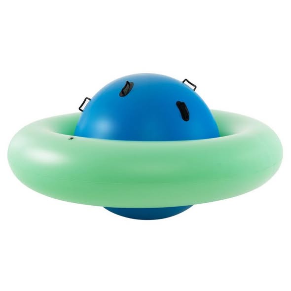 Costway 7.5 Foot Giant Inflatable Dome Rocker Bouncer with 6 Built-in Handles for Kids