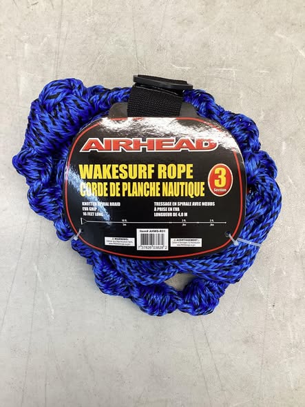 AIRHEAD Wake Surf Rope 16' Length 1200lb