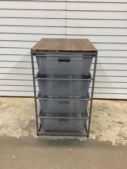 Member's Mark 4-Drawer Organizer With Acacia Wood Top