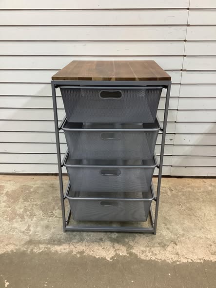 Member's Mark 4-Drawer Organizer With Acacia Wood Top