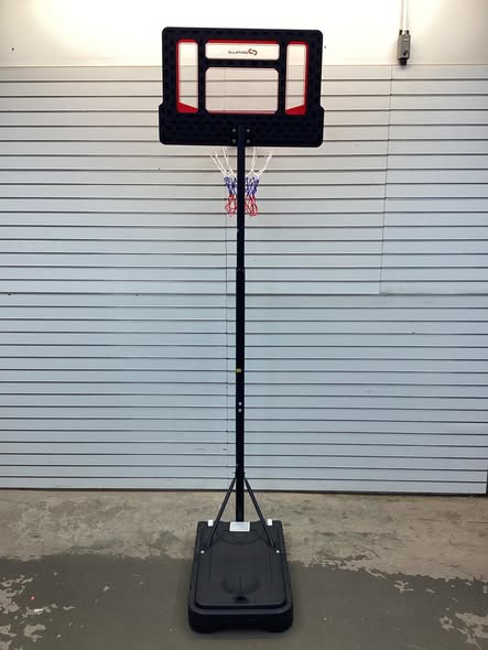 Goplus Portable Basketball Hoop Outdoor, 5FT-10FT Height Adjustable Basketball Stand System