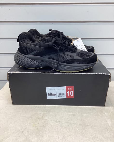 Reebok Men's Chaos Running Sneaker, Black/Tan. Size 10