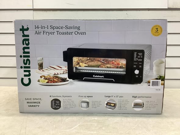 Cuisinart 14-in-1 Space-Saving Digital Air Fryer Oven with 2-in-1 9"x13" Pan